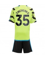 Arsenal Oleksandr Zinchenko #35 Venkovní dres pro děti 2023-24 Krátký Rukáv (+ trenýrky)